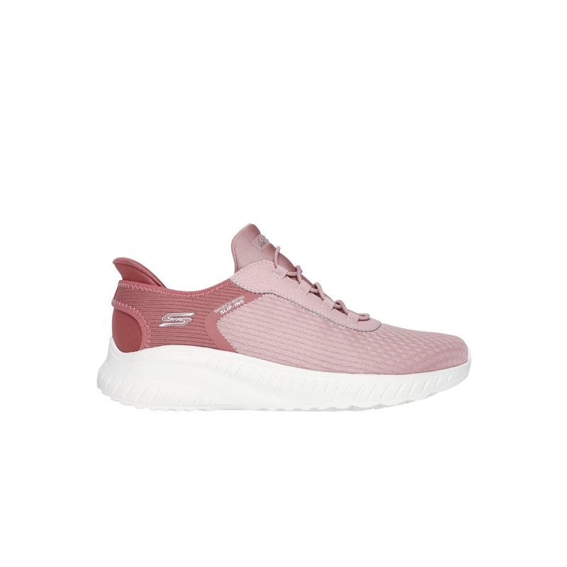 SKECHERS - Zapatillas Mujer Slipins BobsSquadChaos InColor Rosa Skechers