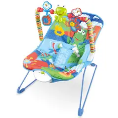 TATEE - Silla Nido Bebé Mecedora Musical multifuncional Azul