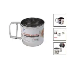 GENERICO - Tamizador De Harina Acero Inoxidable 500 G 13X12,5Cm