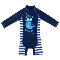 BONVERANO - Traje De Baño Manga Larga Bebé Niños Protección Solar UV