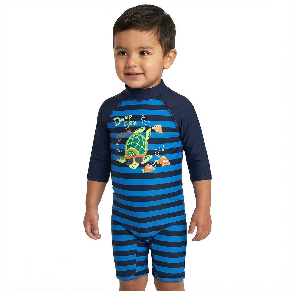 BONVERANO - Traje De Baño Manga Larga  Bebé Niños Protección Solar UV