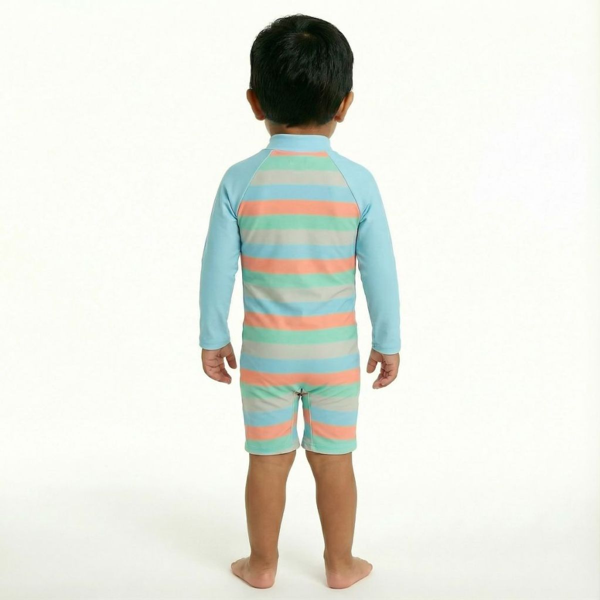 BONVERANO - Traje De Baño Manga Larga  Bebé Niños Protección Solar UV