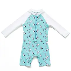 BONVERANO - Traje De Baño Manga Larga Bebé Niños Protección Solar UV