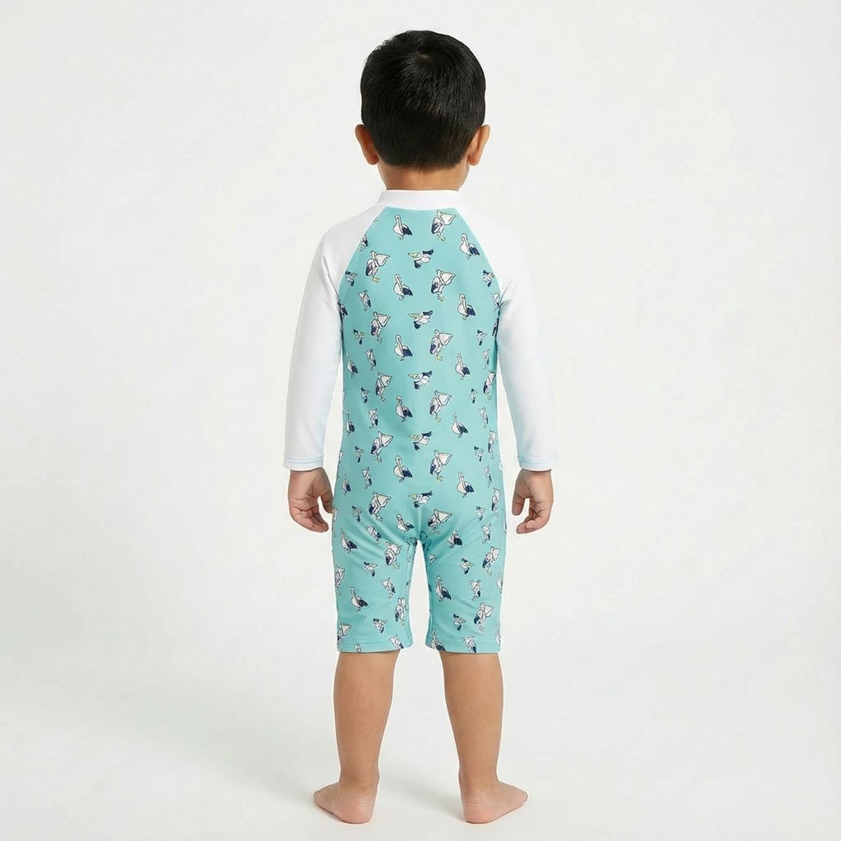 BONVERANO - Traje De Baño Manga Larga  Bebé Niños Protección Solar UV
