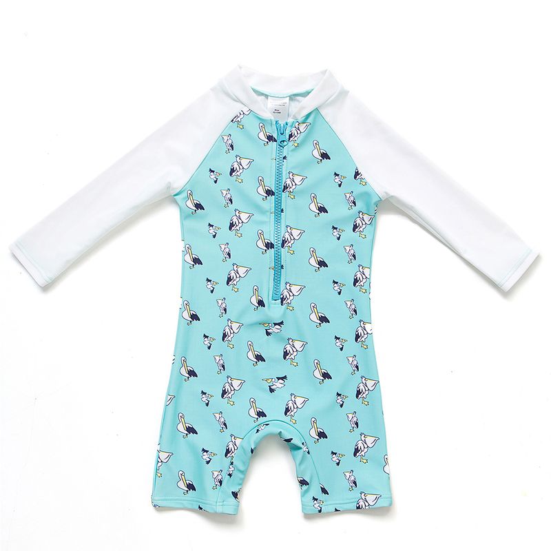 BONVERANO - Traje De Baño Manga Larga  Bebé Niños Protección Solar UV