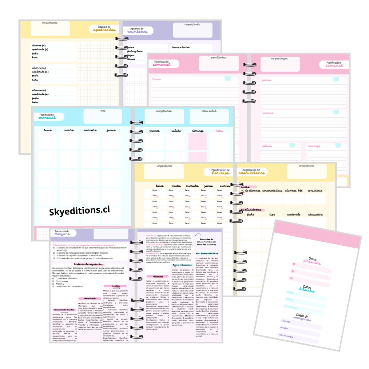 GENERICO - Agenda Docente - mujer 2026