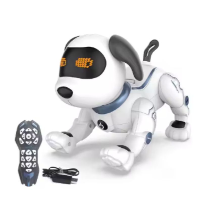 GENERICO - Cachorro Robot Interactivo Acrobático para Niños Azul