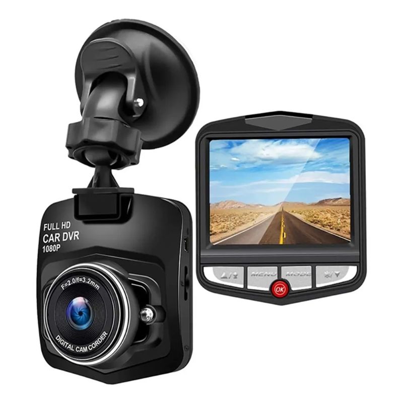 LISM - Cámara Camtek Dvr Hd 1080p Autos Gt300 Nocturna Negra