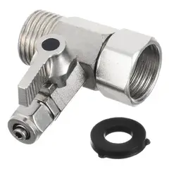 GENERICO - Valvula Llave Paso Conexion 12 X14 Para Refrigerador Ice Maker