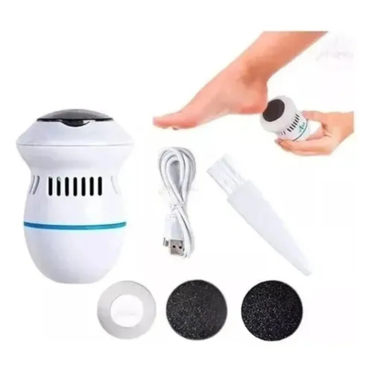 MOVI - Removedor y Exfoliador de Durezas para pies giratorio