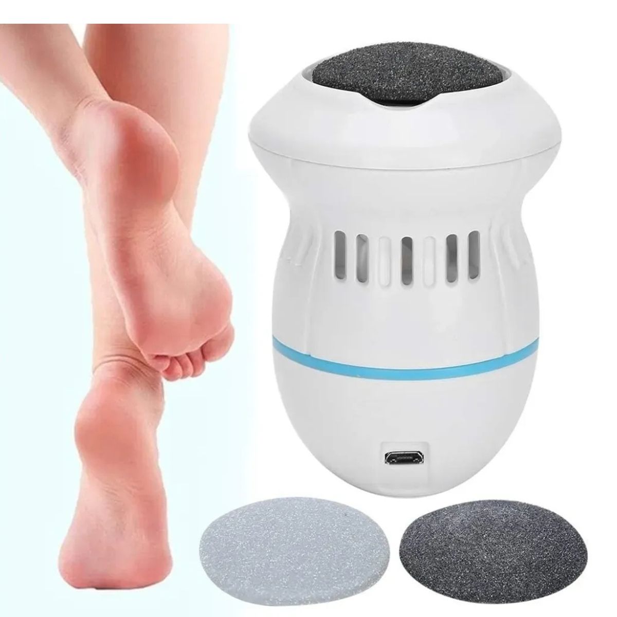 MOVI - Removedor y Exfoliador de Durezas para pies giratorio