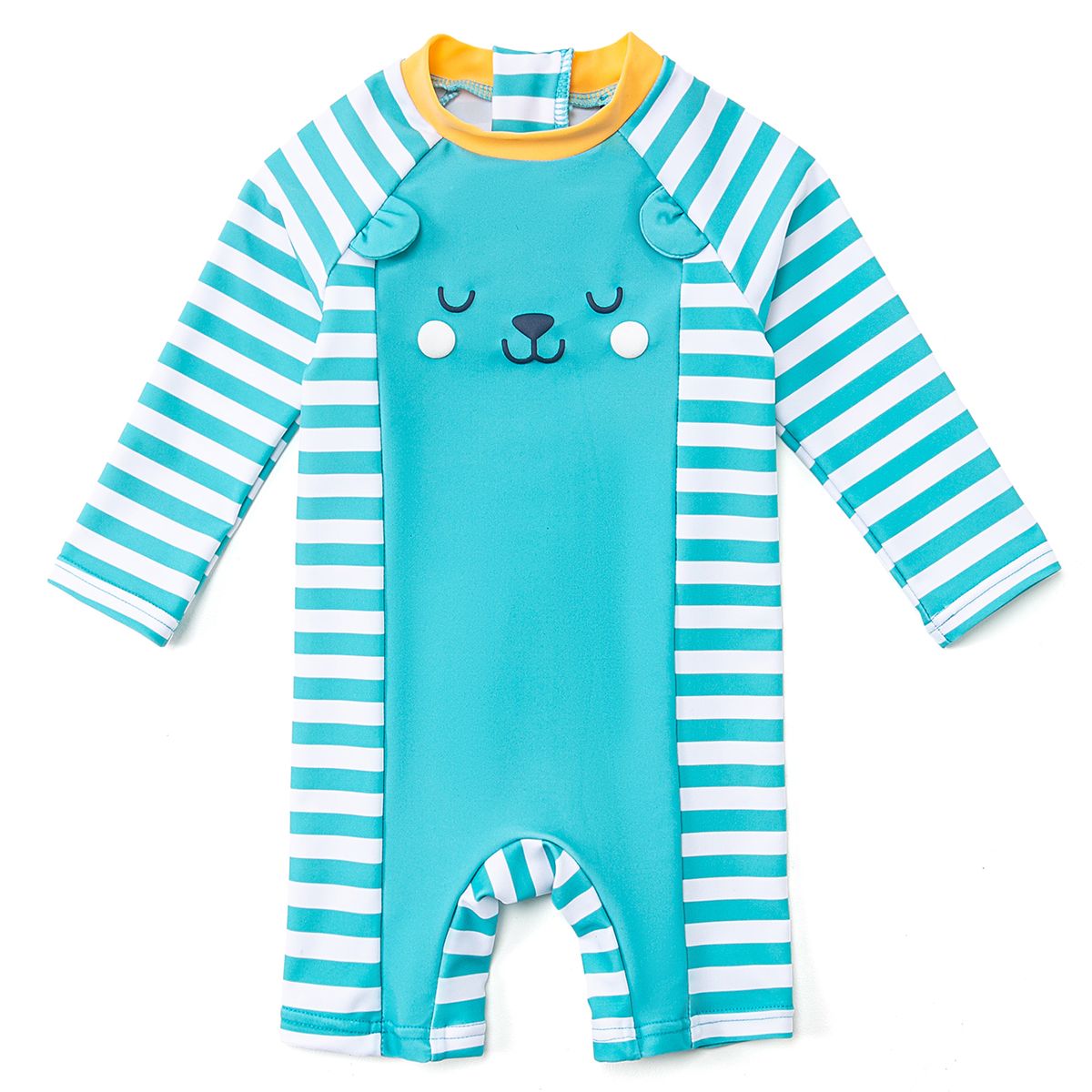 BONVERANO - Traje De Baño Manga Larga  Bebé Niños Protección Solar UV