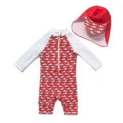 BONVERANO - Traje De Baño Manga Larga Bebé Niños Protección Solar UV