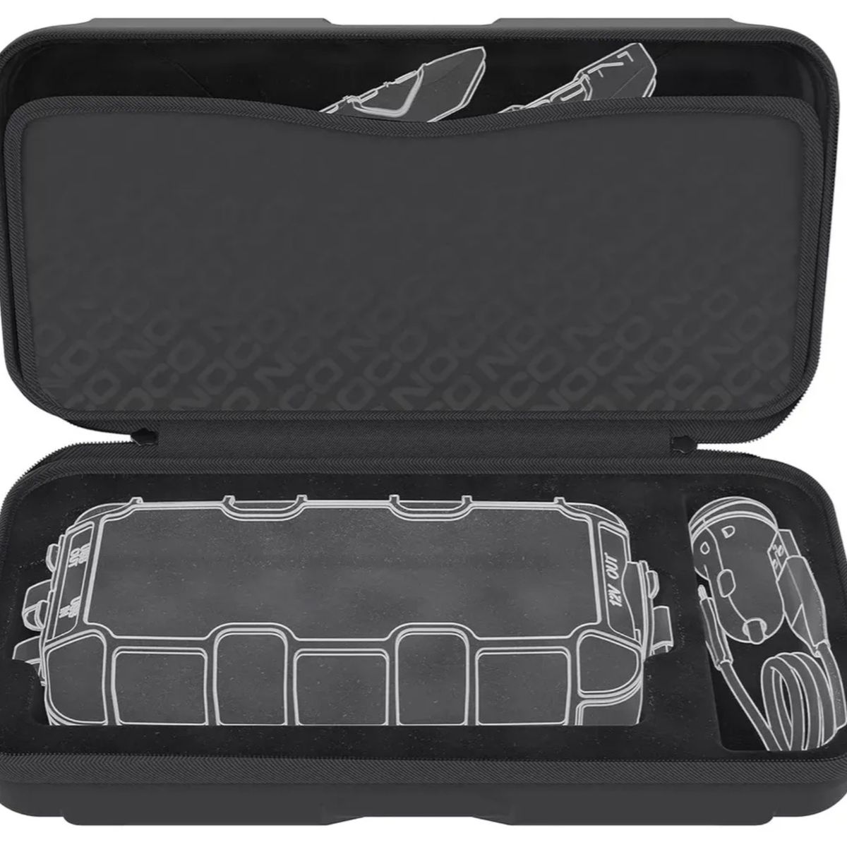 GENERICO - Noco Gbc101 Case Protector Goma Eva Partidor Gbx45 Funda