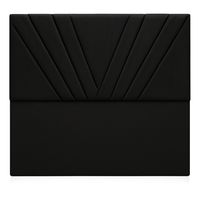 Respaldo De Cama 2 Plazas Siena Negro