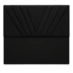 GENERICO - Respaldo De Cama 2 Plazas Siena Negro