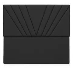 GENERICO - Respaldo De Cama 2 Plazas Siena Gris Grafito