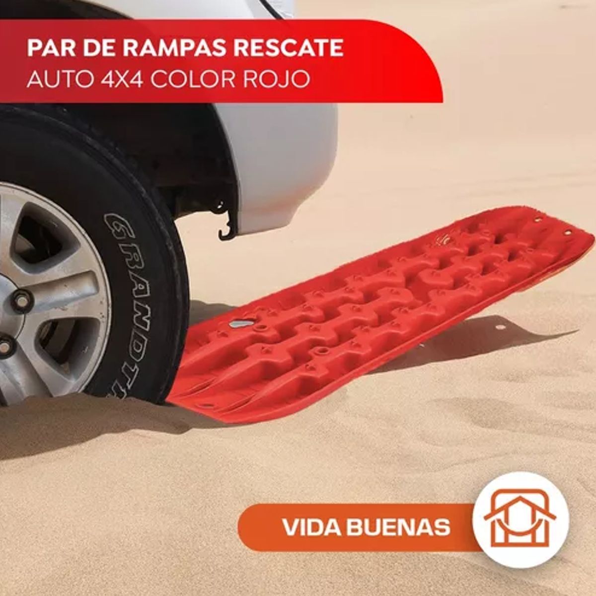 ATURE - Pack 2 De Tablas Auto-rescate Exploracion Nieve Arena Jeepeo