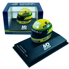 FORMULA 1 - Casco Ayrton Senna Campeon 1991 Minichamps Esc 1:8