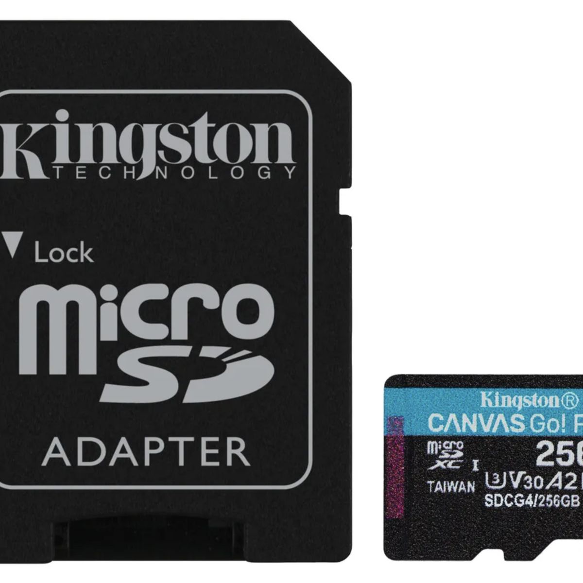 KINGSTON - Memoria Micro SD  Kingston 256 GB Canvas Plus Uhs-i A1 v30 200 Mb/S nueva generacion