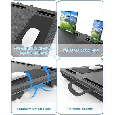 Imagen 2 del producto Escritorio Mesa Portátil Para Computadora En La Cama 55x35cm