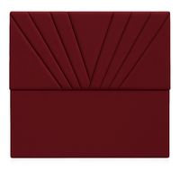 Respaldo De Cama 2 Plazas Siena Burdeo