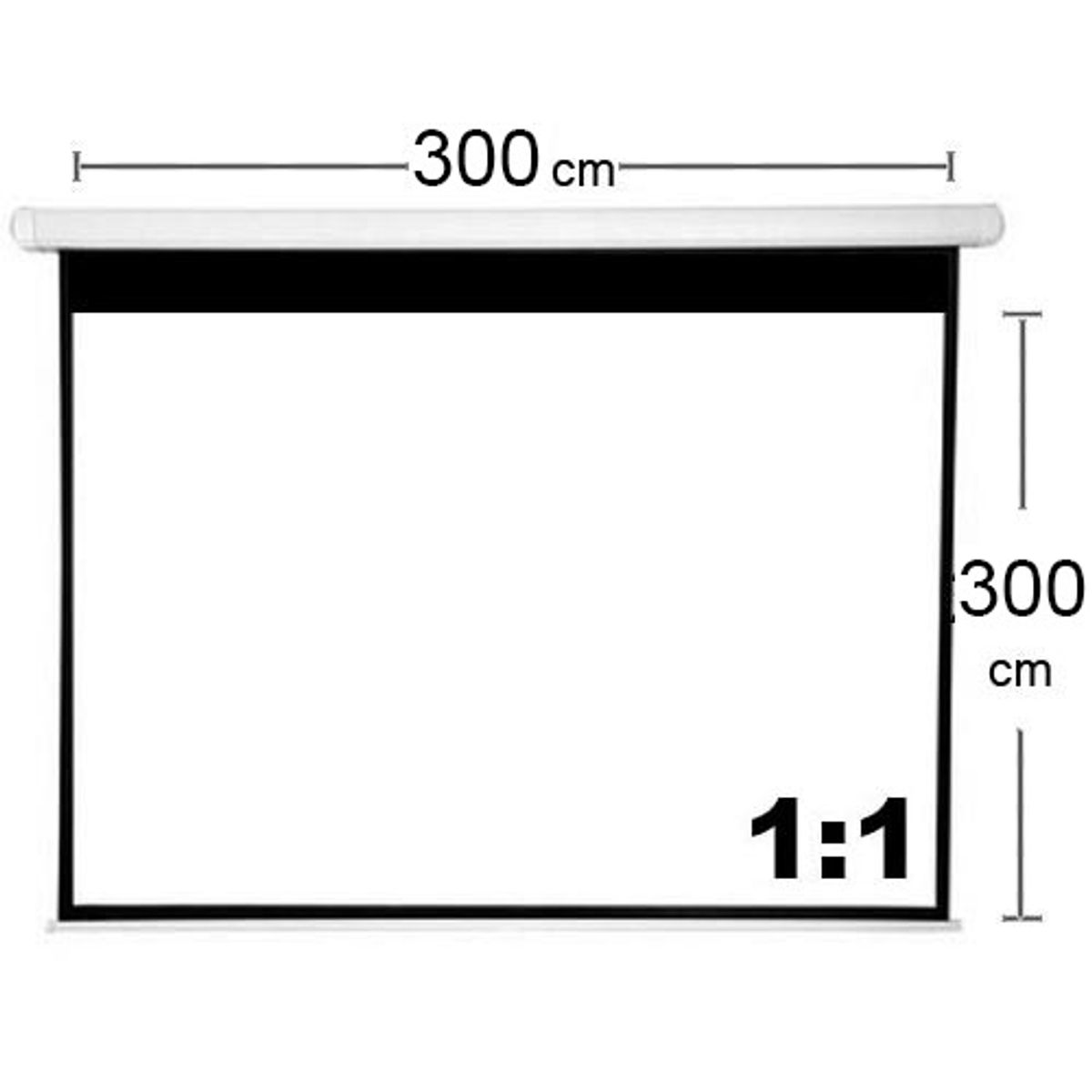 MALIK - Telon Mural 300x300cm  para Viewsonic PG700WU