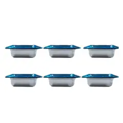 ATURE - Pack 6 De Depositos Gastronómicos Con Tapa 176x108x65mm