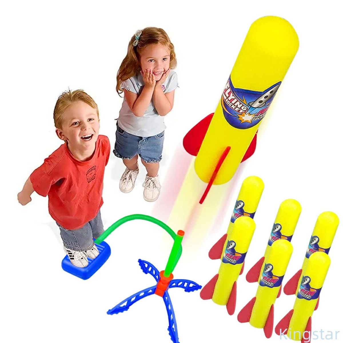 GENERICO - Juguete Lanzacohetes De Pie Regalo Ideal Para Niños