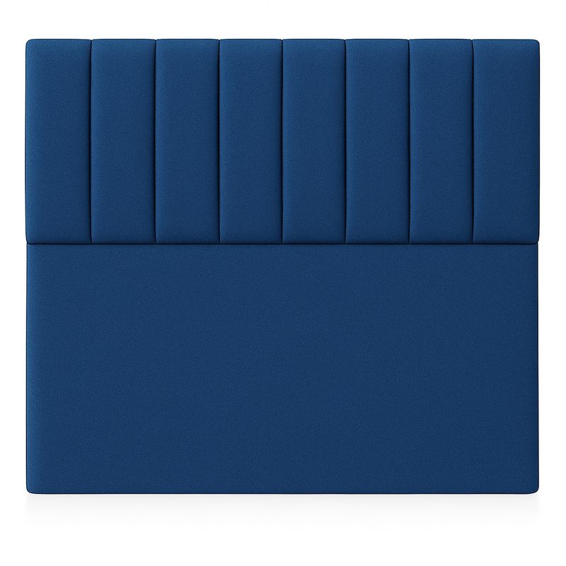 GENERICO - Respaldo De Cama 2 Plazas Turín Azul Francia