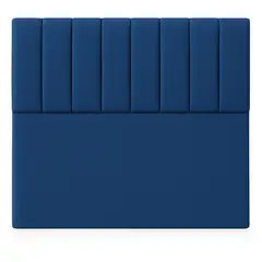 GENERICO - Respaldo De Cama 2 Plazas Turín Azul Francia