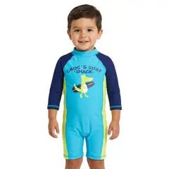 BONVERANO - Traje De Baño Manga Larga Bebé Niños Protección Solar UV
