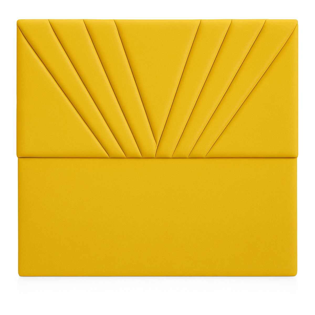 GENERICO - Respaldo De Cama 2 Plazas Siena Amarillo