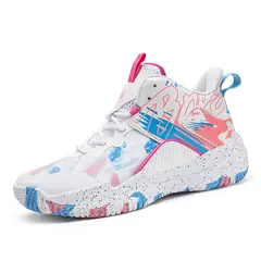 DANWEILE - Zapatillas de baloncesto antideslizantes para jóvenes Rosa