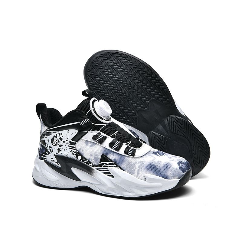 DANWEILE - Zapatillas de baloncesto transpirables con hebilla giratoria