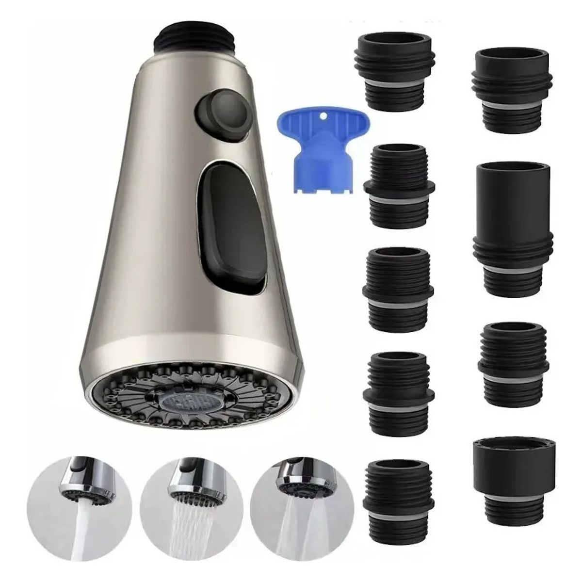KUANGYE - Boquilla Repuesto Llave Lavaplatos Lavamanos Cocina O Ducha