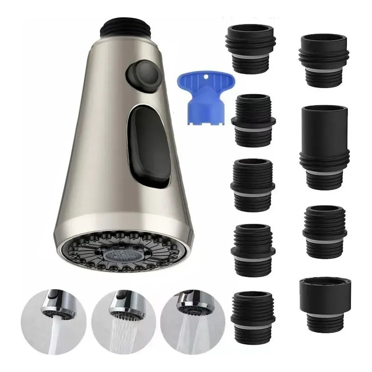 KUANGYE - Boquilla Repuesto Llave Lavaplatos Lavamanos Cocina O Ducha