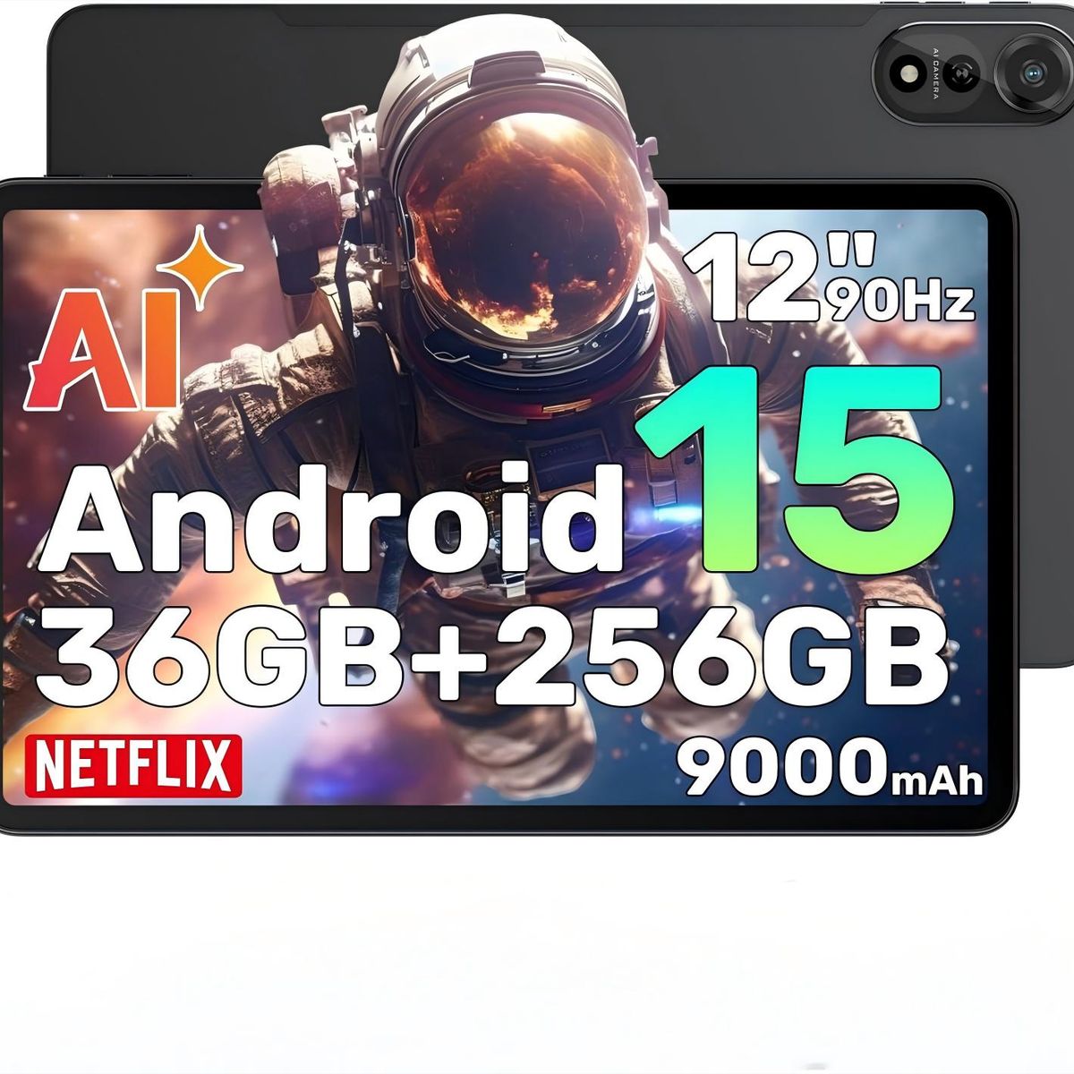 BLACKVIEW - Blackview MEGA2 WIFI Tableta 24GB+256GB 12 pulgadas 9000mAh Android 15