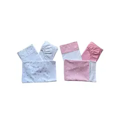 GENERICO - Pack De 2 Juego De Sabana Cuna Colecho Niña