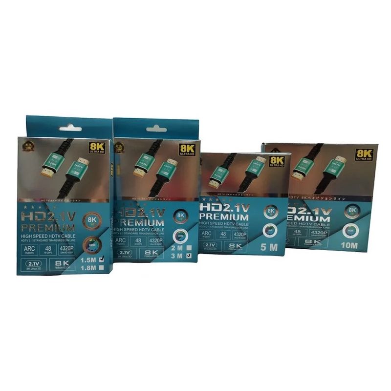MALIK - Cable HDMI 2.1 8K 48Gbps 3m Next Gen