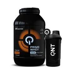 QNT - Pack Proteina Prime Whey 2kg Brownie + Shaker de Regalo