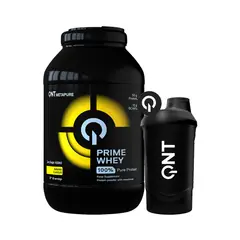 QNT - Pack Proteina Prime Whey 2kg Platano + Shaker de Regalo