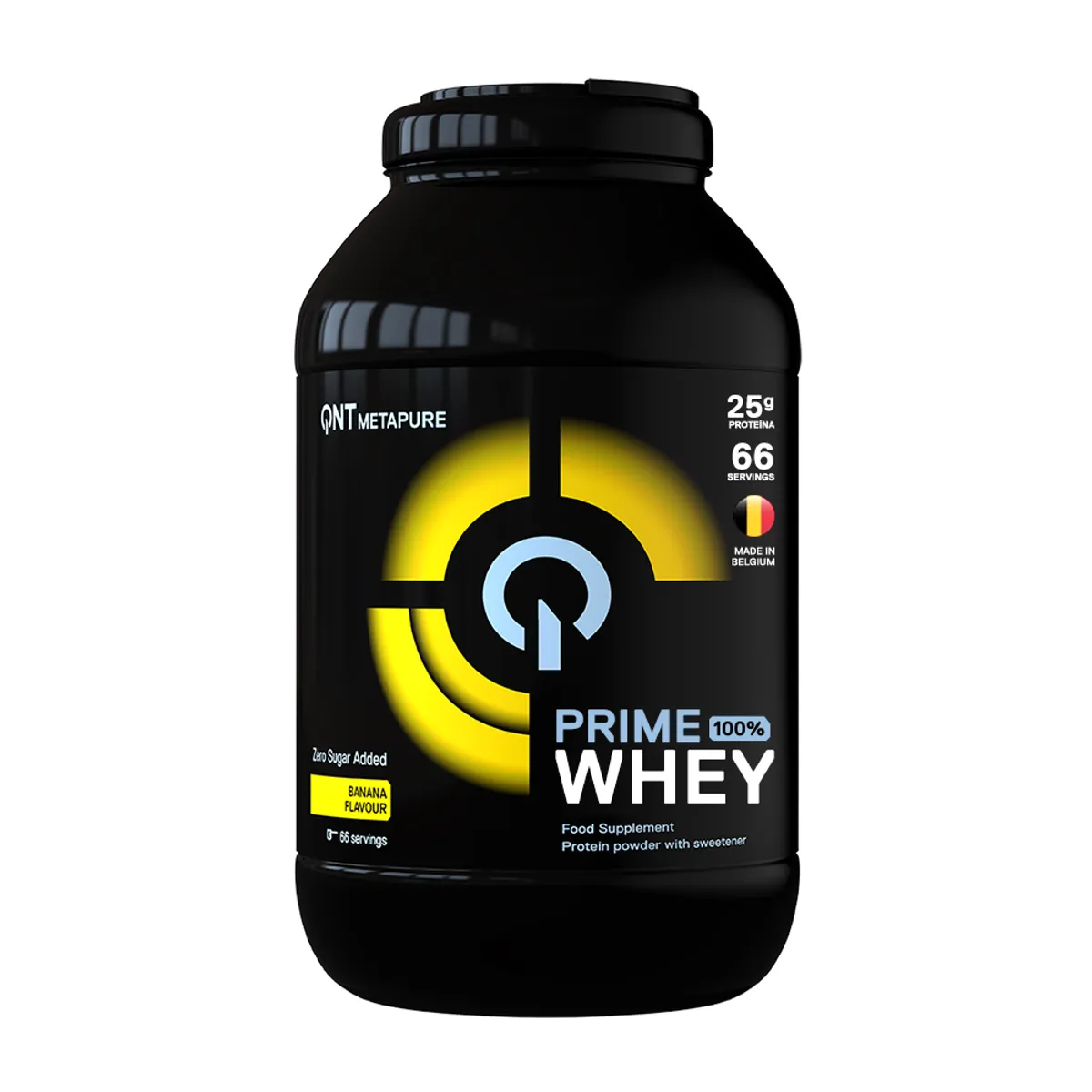 QNT - Pack Proteina Prime Whey 2kg Platano + Shaker de Regalo