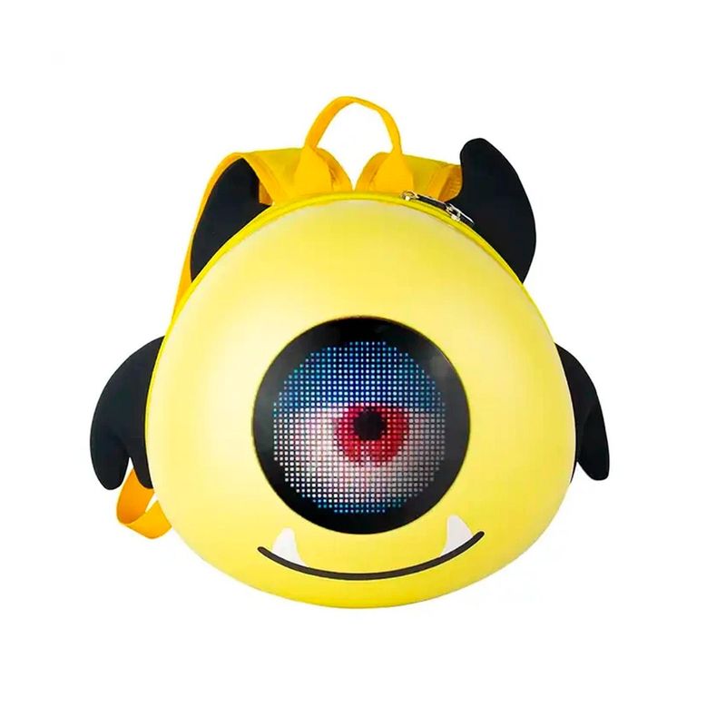GLOBAL LATIN GROUP - Mochila infantil con Pantalla LED Personalizable y Power Bank