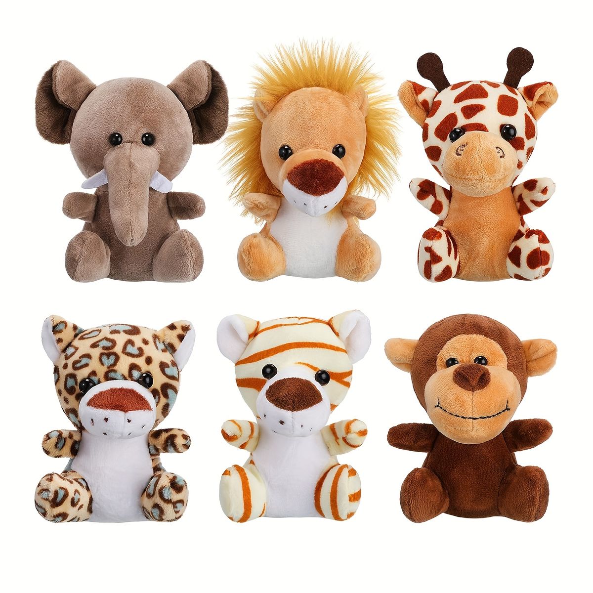 VATYERTY - Sumind - 6 mini peluches de animales del bosque