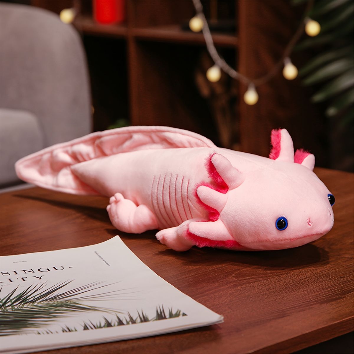 VATYERTY - dinosaurio de peluche hexagonal de Halloween de 653 pulgadas Rosa