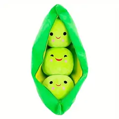 VATYERTY - Poroto de peluche verde de poliéster
