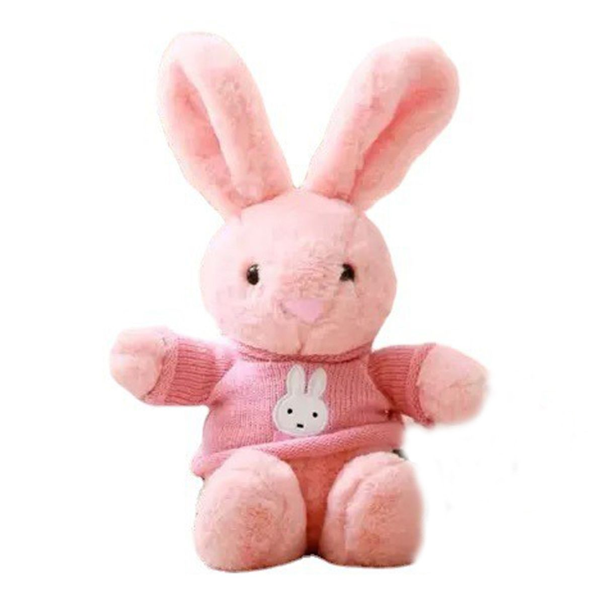 VATYERTY - Conejo de peluche con suéter de 30 cm Rosa
