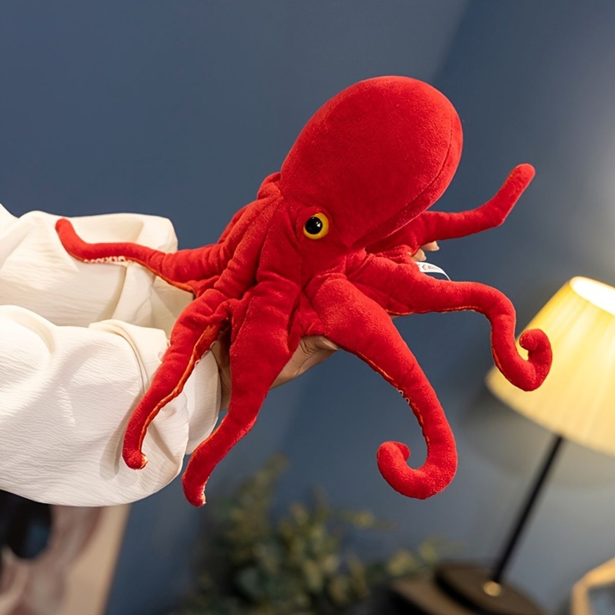 VATYERTY - Peluche de pulpo rojo realista de 1575