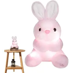 VATYERTY - Conejo de peluche suave y adorable que brilla intensamente Animal